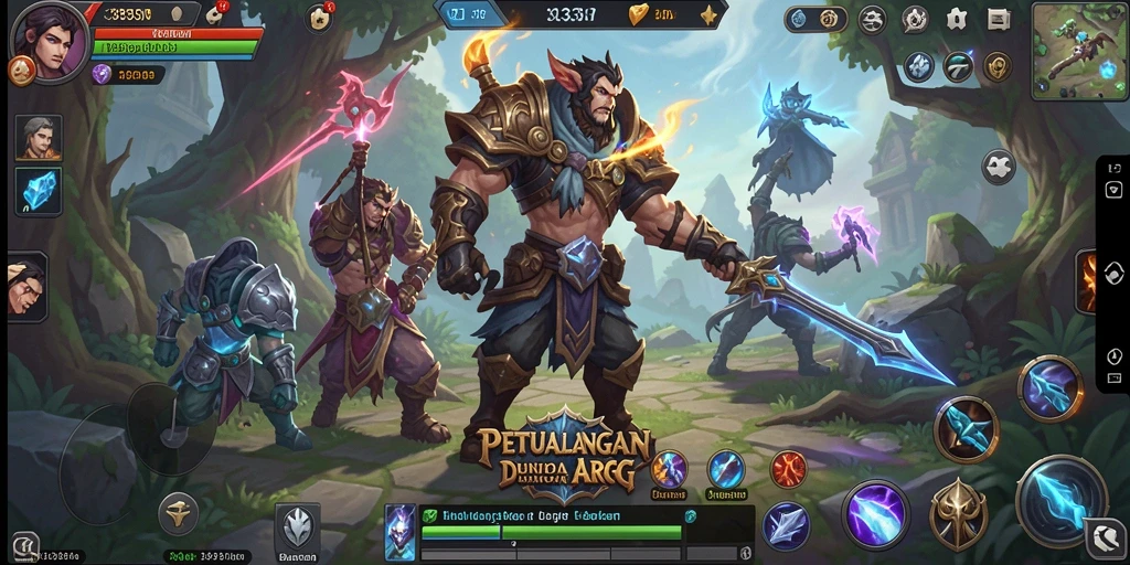Tampilan gameplay mendalam dari game ARPG 333I yang menakjubkan.