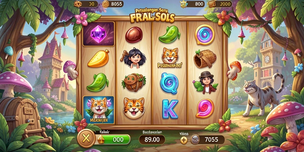 Tampilan gameplay menarik dan penuh aksi dari 8055.