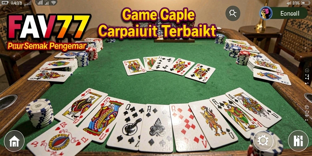 Tangkapan layar gameplay Gaple yang seru di FAV77.