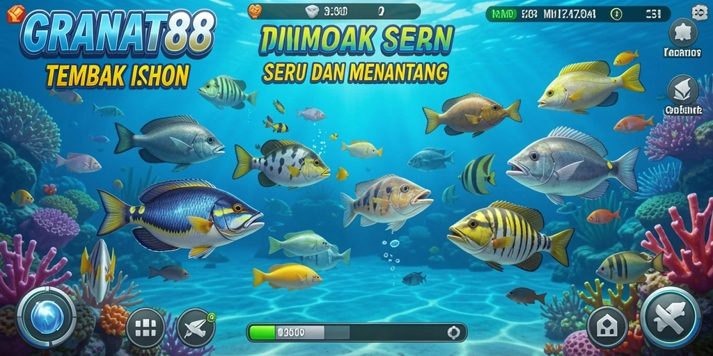 Screenshot gameplay Tembak Ikan yang seru dan menantang.