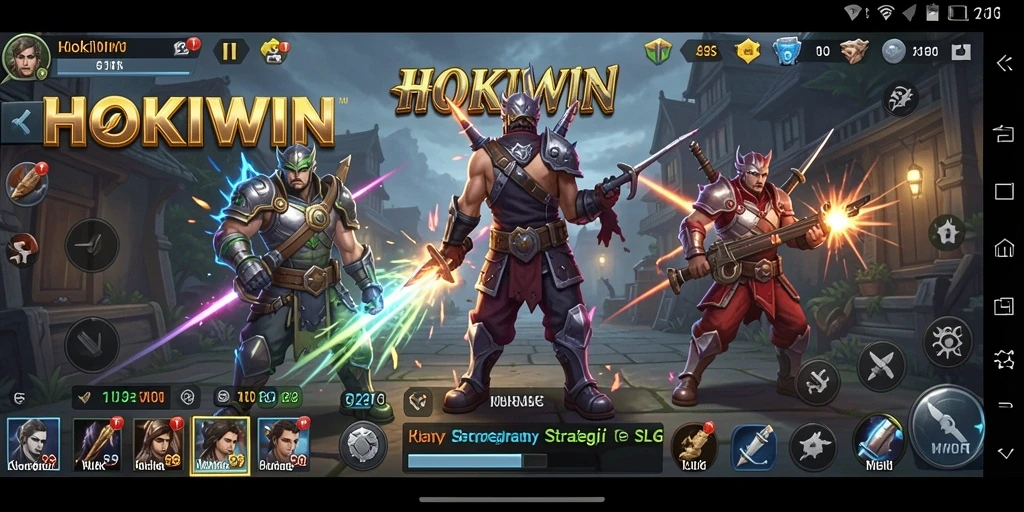 Tampilan gameplay HOKIWIN yang mendebarkan dan penuh strategi.