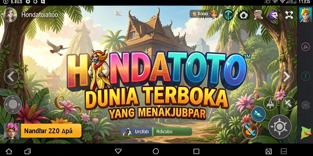 Gameplay HONDATOTO yang menampilkan dunia terbuka yang luas dan dinamis.