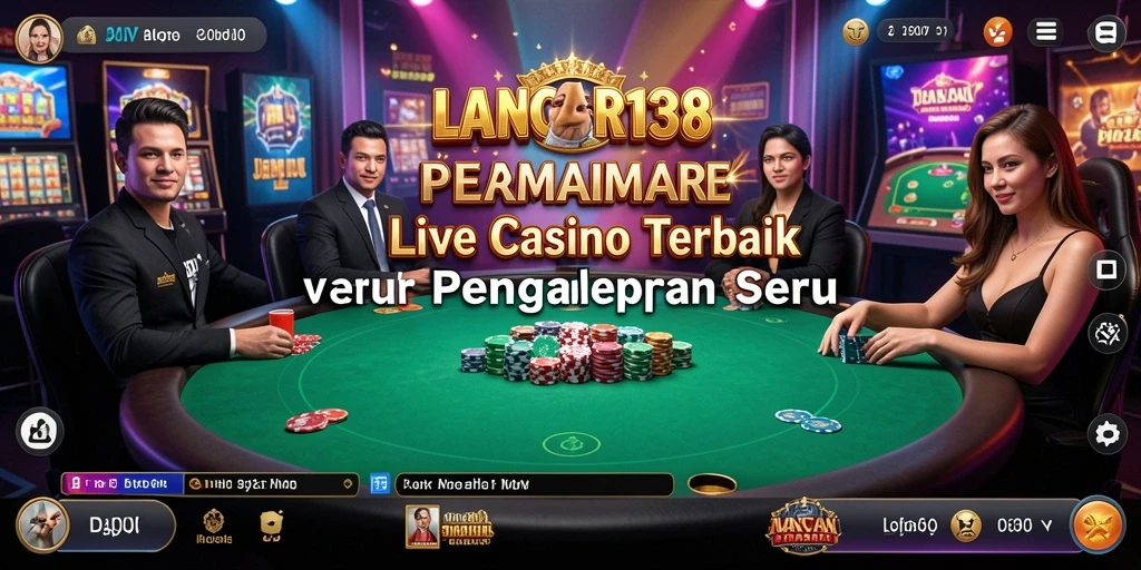 Tampilan menarik dari gameplay Live Casino di LANCAR138.