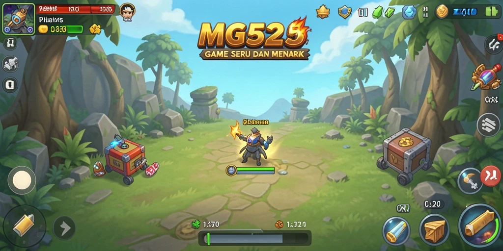 Tampilan gameplay MG525 yang nyaman dan menarik.