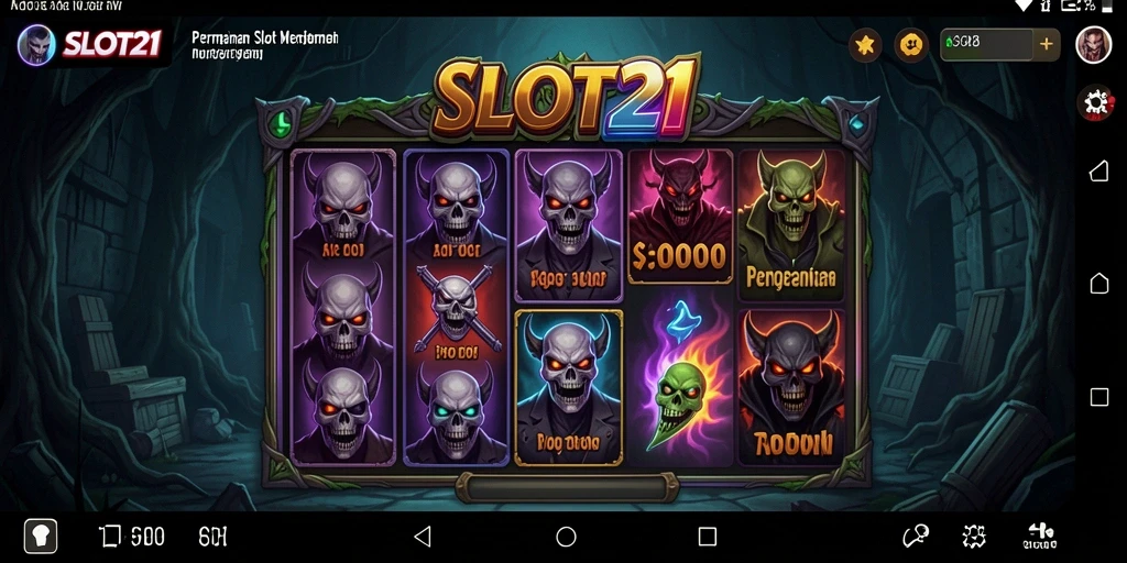 Gameplay SLOT21 yang menegangkan di dunia horor.
