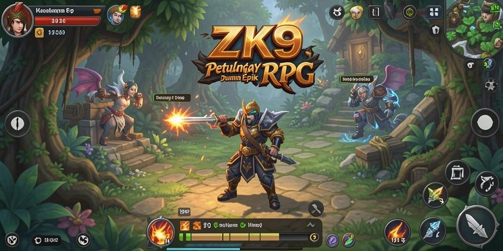 Gameplay ZK9 yang menawan dengan pertarungan seru dan eksplorasi.